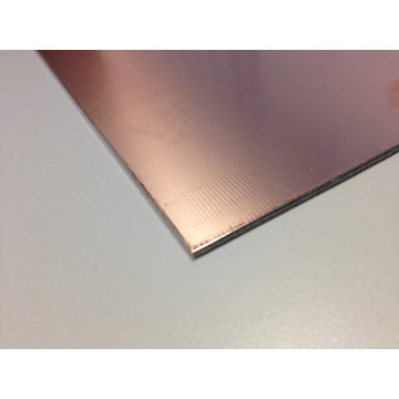 Aluminium Kupfer verkleidet Blatt